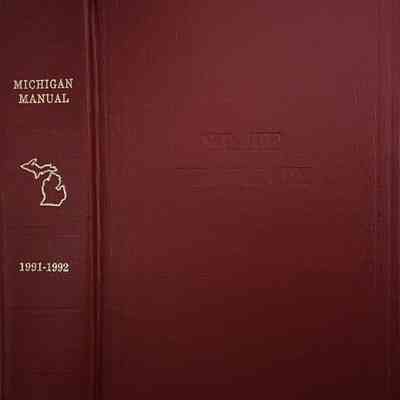 Michigan Manual 1991-1992