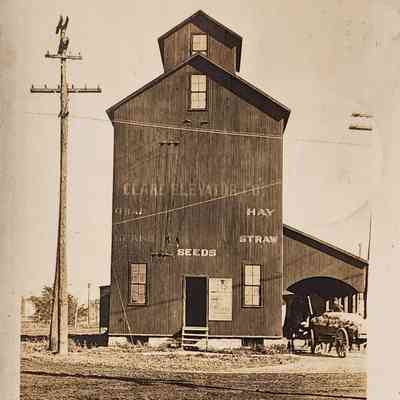 Clare Elevator Co., Clare, Mich., RPPC