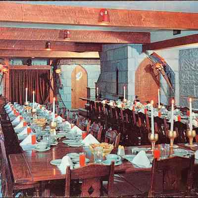 Ivanhoe Room at the Towne House Postcard