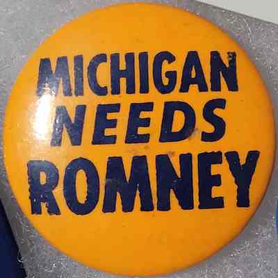 Michigan Needs Romney Button