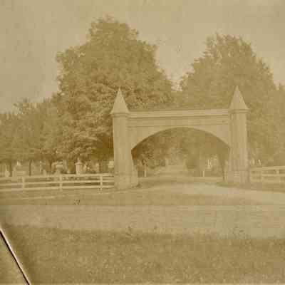 Mt. Hope Cemetery Entrance Snapshot Photo