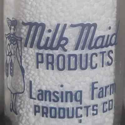 Lansing Farm Products Co. Pyro Half Pint Bottle