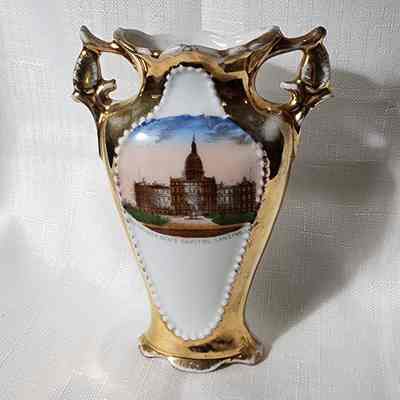 State Capitol Porcelain Souvenir Vase