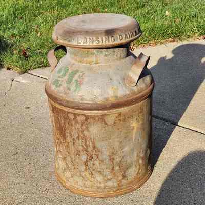 Lansing Dairy Co. Milk Can