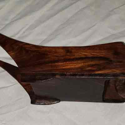 WOODEN SOUVENIR WHEEL BARROW