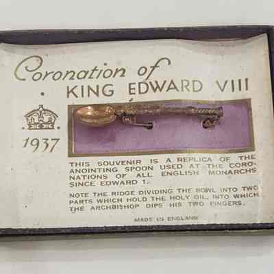 SPOON, SOUVENIR BROOCH