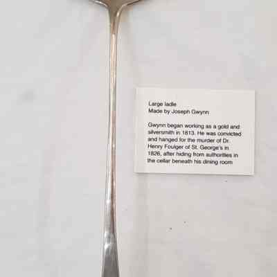 SILVER SOUP LADLE