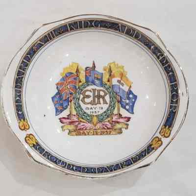 CHINA PLATE FOR CORONATION OF KING EDWARD VIII