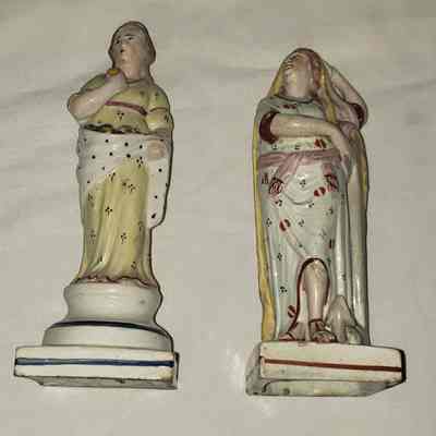 FIGURINES, TWO