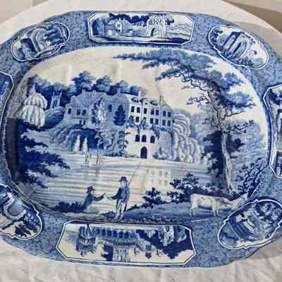 PLATTER (LARGE), MATCHING PLATES 3