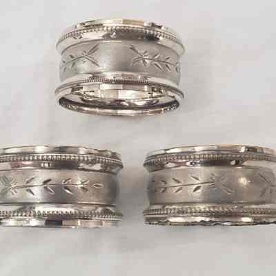 NAPKIN RINGS, 3