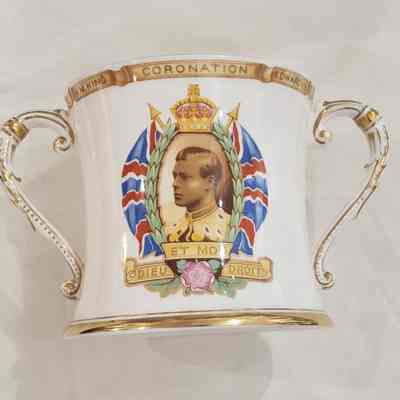 CHINA MUG FOR CORONATION OF KING EDWARD VIII