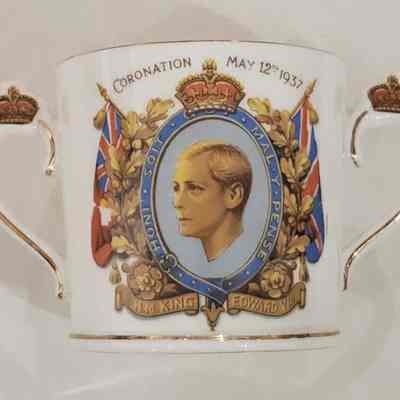 CHINA CUP FOR CORONATION OF KING EDWARD VIII