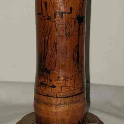 BAMBOO AND CEDAR VASE