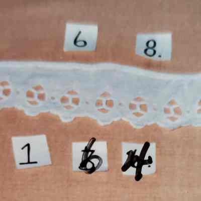 White Eyelet Collar