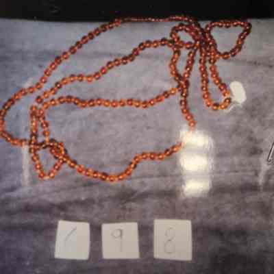 Amber Bead Necklace