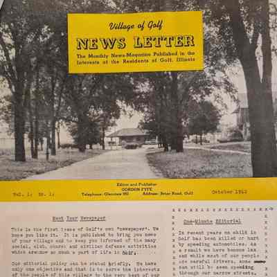Village of Golf Newsletters