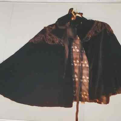 Black Velvet Cape