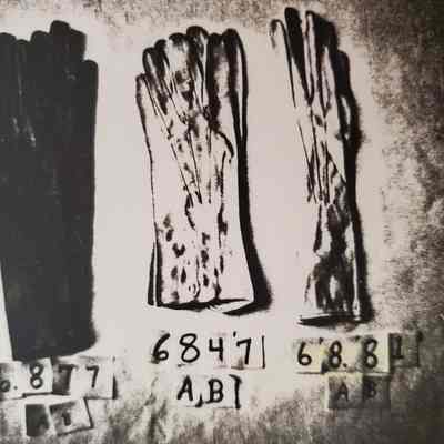 White Leather Gloves