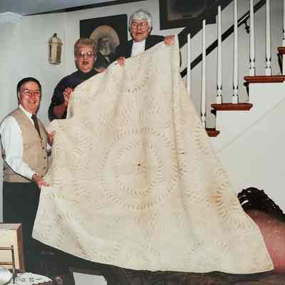 White on White Quilt