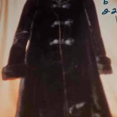 Black Velvet Evening Coat