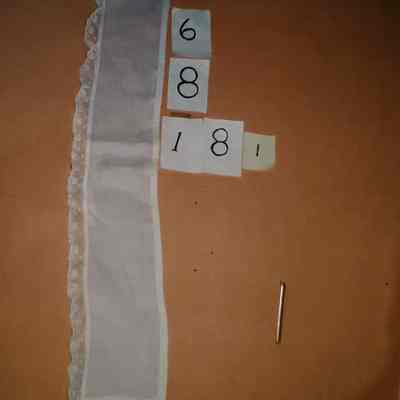 White Batiste Collar