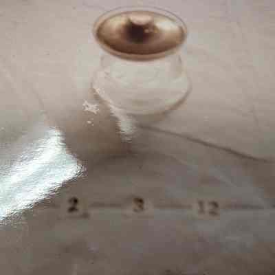 Glass Jam Far with Silver Lid