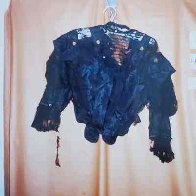 Black Taffeta and Black Lace Bodice and Skirt - Black Chiffon and Black Lace Cape