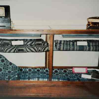Wool and Cotton Double Coverlet