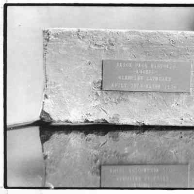 PH-1328-Brick from historic Rugen Store, demolished 1980