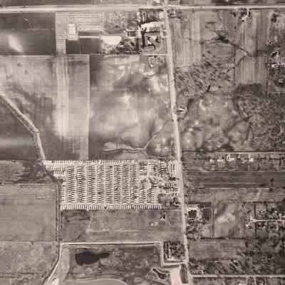 1964 Aerial Photograph of Northfield Township Section 23