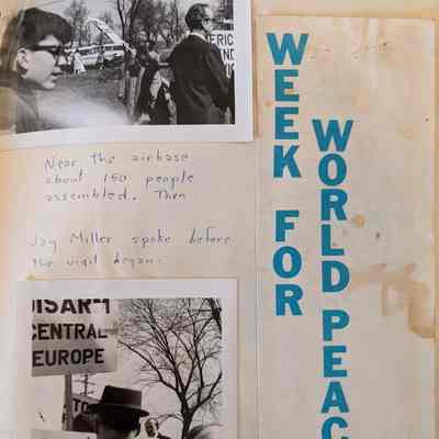Page from Evelyn P. Tyner's Human Relations Committee Scrapbook, 1962