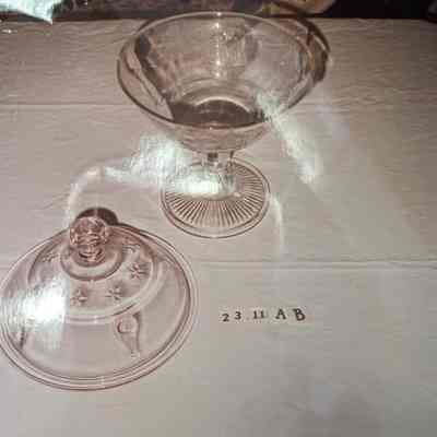Pressed Glass Compote