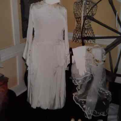 Wedding Dress, Veil, Shoes and Invitation
