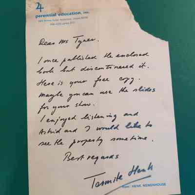 Note by the publisher to Evelyn Tyner