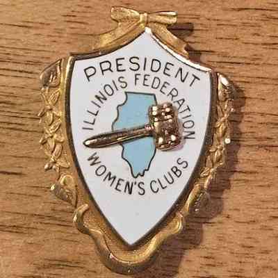 Presidents Pin Illinois Federation Women's Clubs