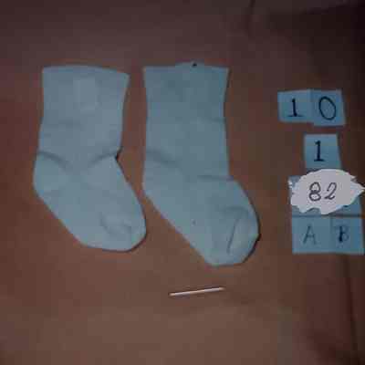 One Pair of White Socks, Ribbed Tops