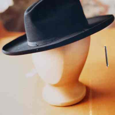 Black Felt Hat, 10 Gallon Type Style