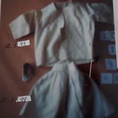 Cream Colored Wool Jacket with Long Sleeves, Feather Stitch Edging