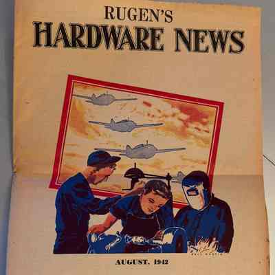 Rugen’s Hardware Monthly Store Magazine Aug 1942