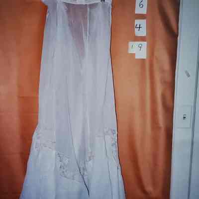Bustle Skirt Sheer Batiste