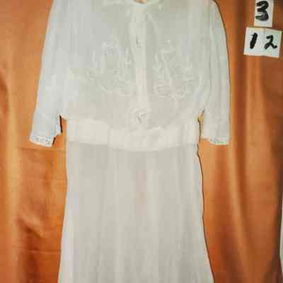 Cotton Gauze Afternoon White Dress