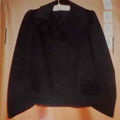 Black Wool Outer Jacket
