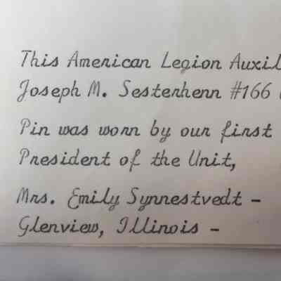 American Legion Auxiliary President's Brooch