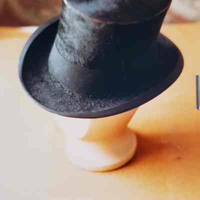 Black Beaver Top Hat