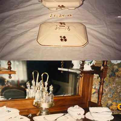 Royal Ironstone China Casserole Dish with Lid
