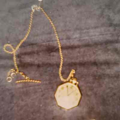 Men's Pocket Watch and Chain