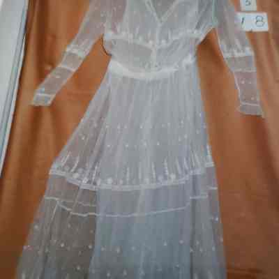 White lace Net Dress