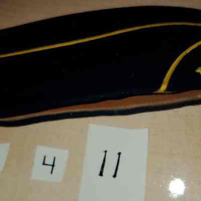 Dark Blue American Legion Cap with Gold Braid and Insignia