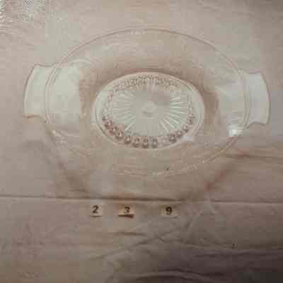 Glass Dish with Handles